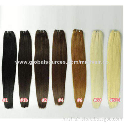 22-inch colors Remy hair weft